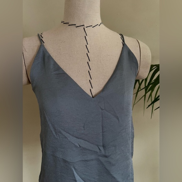 Express Cami Top Spaghetti Straps | Pale Blue | Size XXS - Picture 6 of 7